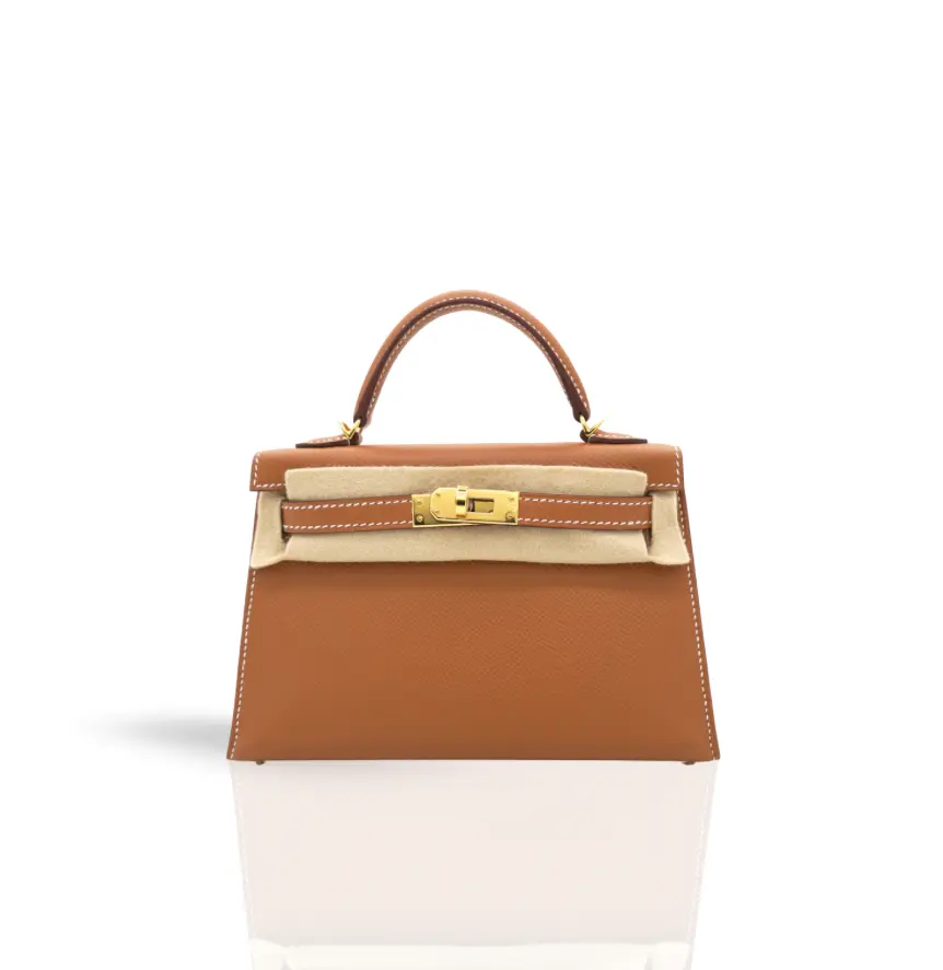 MINI CALLIE 19 GOLD IN EPSOM LEATHER